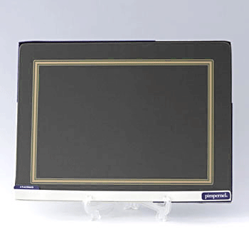 ピンパーネル　プレイスマット4pcsセット　クラシックブラック X0010648062の写真