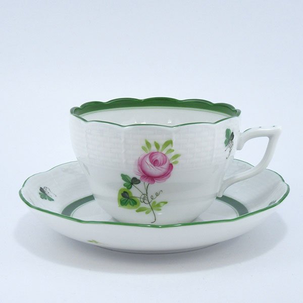 ヘレンド　ウィーンの薔薇　珈琲紅茶兼用カップ&ソーサー VRH-0730-0-00の写真