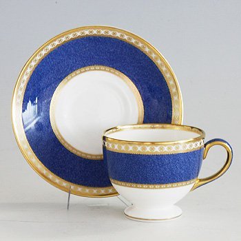 ウェッジウッド　ユーランダーパウダーブルー　ティーカップ&ソーサー（珈琲紅茶兼用） 　のサムネイル