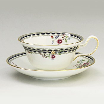 ウェッジウッド　レースピオニー　ティーカップ＆ソーサー（ピオニー）紅茶専用  の写真
