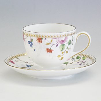 ウェッジウッド　ローズゴールド　ティーカップ＆ソーサー（リー）珈琲紅茶兼用 の写真