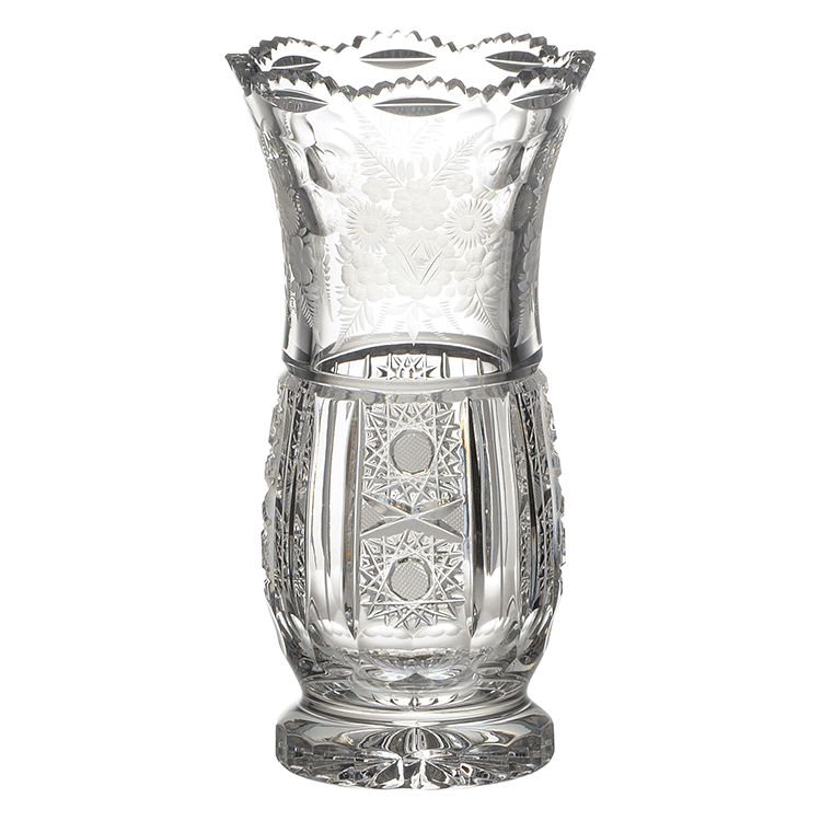 ボヘミア　ボヘミアンガーデン　花瓶20.5p　EGL-500