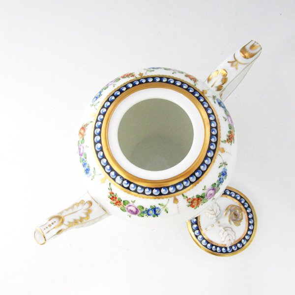 ヘレンド　真珠の首飾り　ティーポット摘みバラ800cc　GPN-20606-0-09のサムネイル