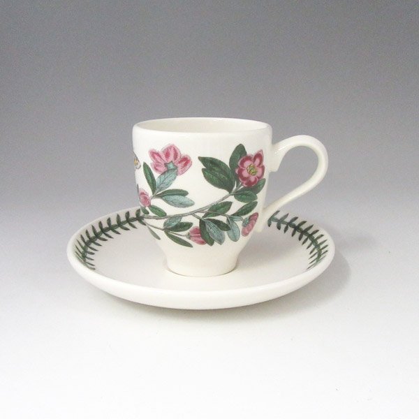 ポートメリオン　ボタニックガーデン　コーヒーカップ&ソーサー Rhododendron（シャクナゲ）BGHQ04067の写真