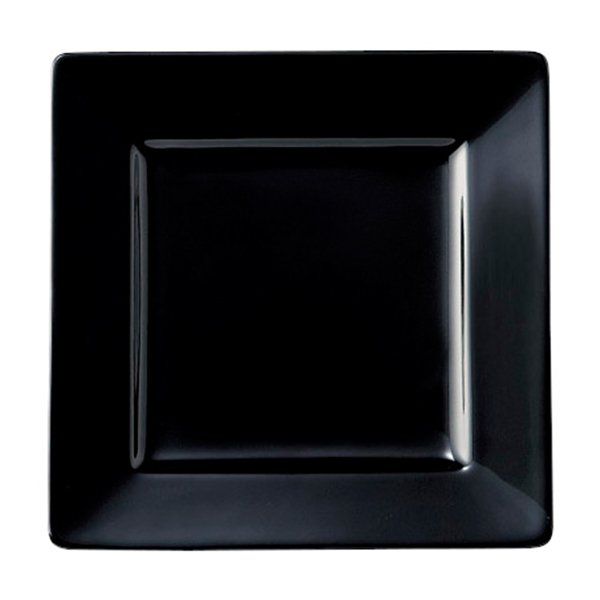 KANESUZU　テトラ　21cm正角皿（Black）　37113377の写真