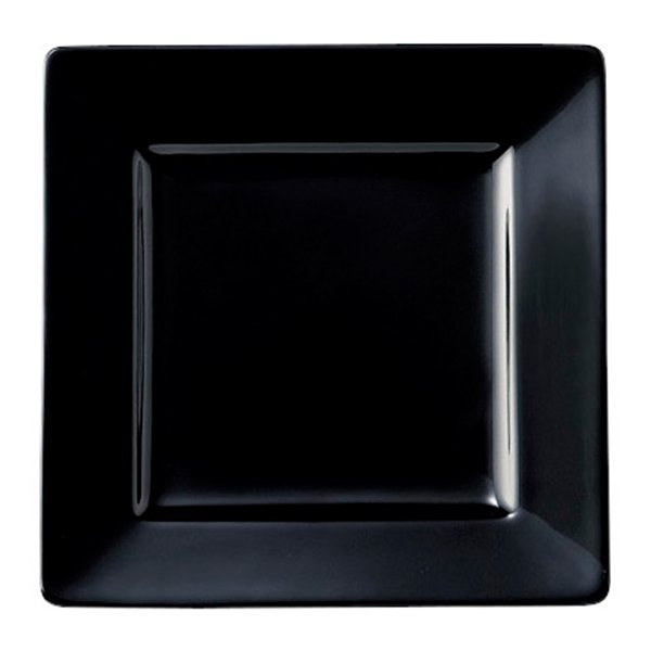 KANESUZU　テトラ　24cm正角皿（Black）　37113386の写真