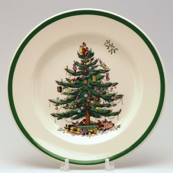 スポード　クリスマスツリー　プレート27cm　XT0100-X の写真
