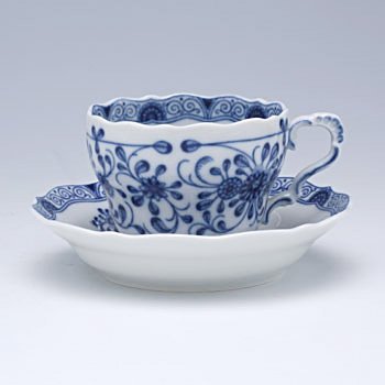 リンドナー　アルトランクブルー　コーヒーカップ&ソーサー の写真