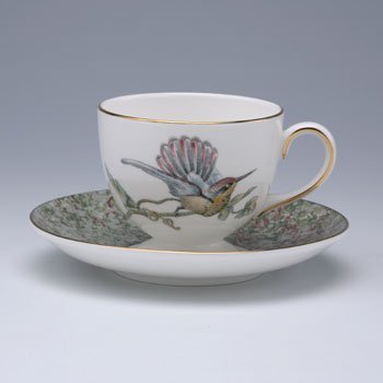 ウェッジウッド　ハミングバード　ティーカップ&ソーサー(珈琲紅茶兼用)   の写真