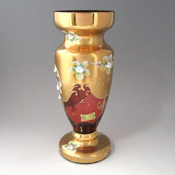 ボヘミア　ハイエナメル　花瓶  EGH-21Rのサムネイル