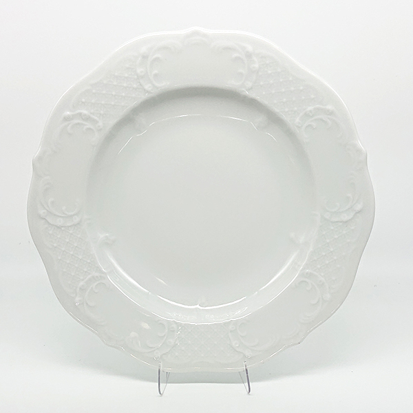 リンドナー　プレインホワイト　スーププレート20cmの写真