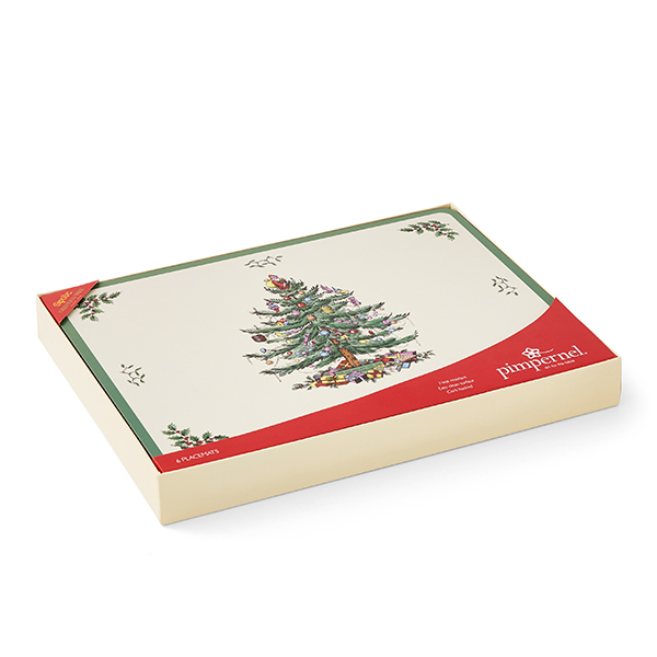スポード　クリスマスツリー　プレイスマット30x23cm　6枚セットX0010568338 の写真