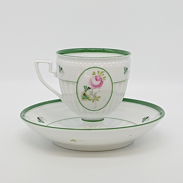 ヘレンド　ウィーンの薔薇　コーヒーカップ&ソーサー(アンピール)　VRH-4467-0-00 のサムネイル