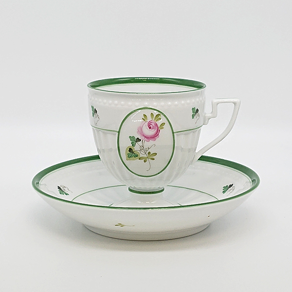 ヘレンド　ウィーンの薔薇　コーヒーカップ&ソーサー(アンピール)　VRH-4467-0-00 の写真