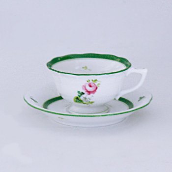 ヘレンド　ウィーンの薔薇　モカカップ&ソーサー　VRH-0735-0-00の写真