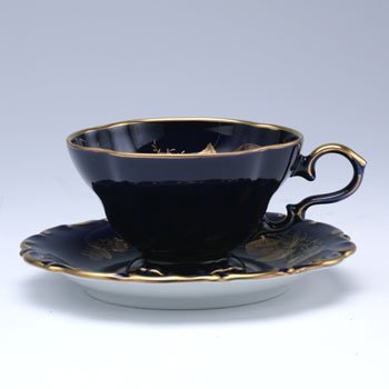 リンドナー　トスカコバルト　コーヒーカップ&ソーサーの写真