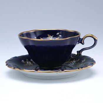 リンドナー　ダニエラコバルト　コーヒーカップ&ソーサーの写真