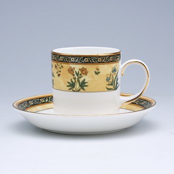 ウェッジウッド　インディア　コーヒーカップ&ソーサー（キャン）の写真