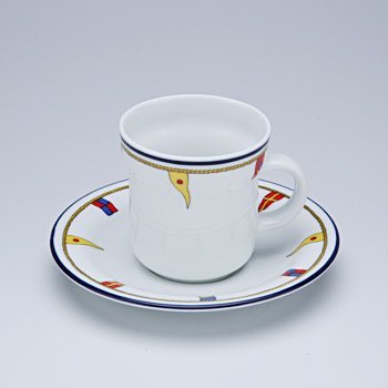 ジノリ1735／リチャードジノリ　クリッパー　コーヒーカップ&ソーサー の写真