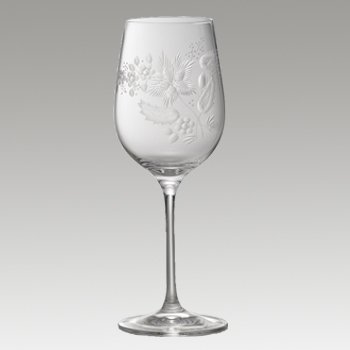 マイセンクリスタル　マイセンフラワー　ワイングラス3(S) ナデシコ　15-814/の写真