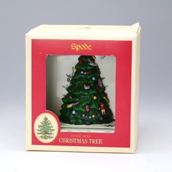 スポード　クリスマスツリー　ホルダー付きコースター4枚セットのサムネイル