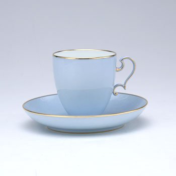 セーブル　オボイード　アガサブルー　コーヒーカップ&ソーサーの写真