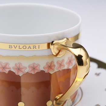 ブルガリ　ドルチデコ(シャルロット)　ティーカップ&ソーサーのサムネイル