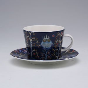 イッタラ(iittala)　タイカ　コーヒーカップ&ソーサー(ブルー)の写真
