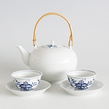 マイセン　ブルーオニオン　茶器三点セット　800901-C2401 の写真