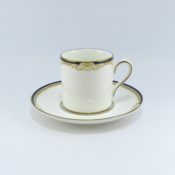 ウェッジウッド　キャベンディッシュ　コーヒーカップ&ソーサー（ボンド）の写真