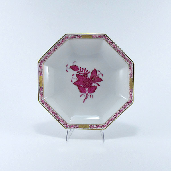 ヘレンド　アポニーピンク　小皿(オクタゴナル)13.5cm　AP-4304-1-00の写真