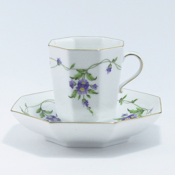 ヘレンド　イモラ　コーヒーカップ&ソーサー（オクタゴナル）　IA-4306-0-00の写真