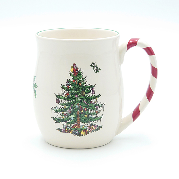 スポード　クリスマスツリー　マグ ペパーミントハンドル　XT5116-Xの写真