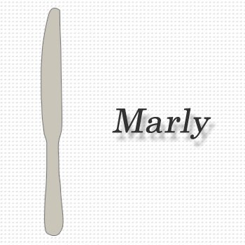クリストフル　マルリー(スターリングシルバー)■デザートナイフ　14-38-010の写真